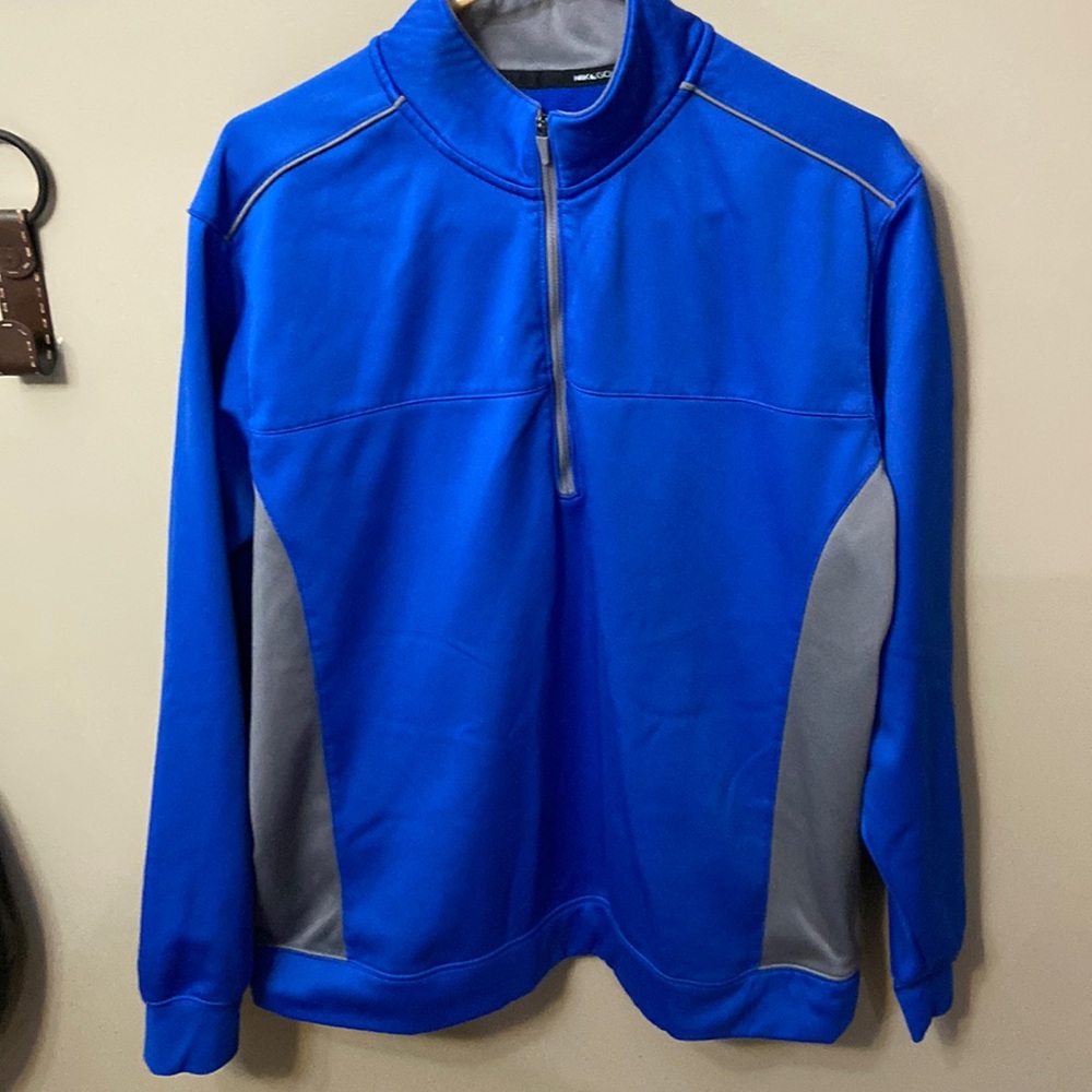 Nike Golf Mens Tour Performance Quarter Zip Fleece Lined Pullover - Size M
